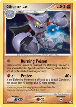 Legends Awakened Gliscor Pokémon card